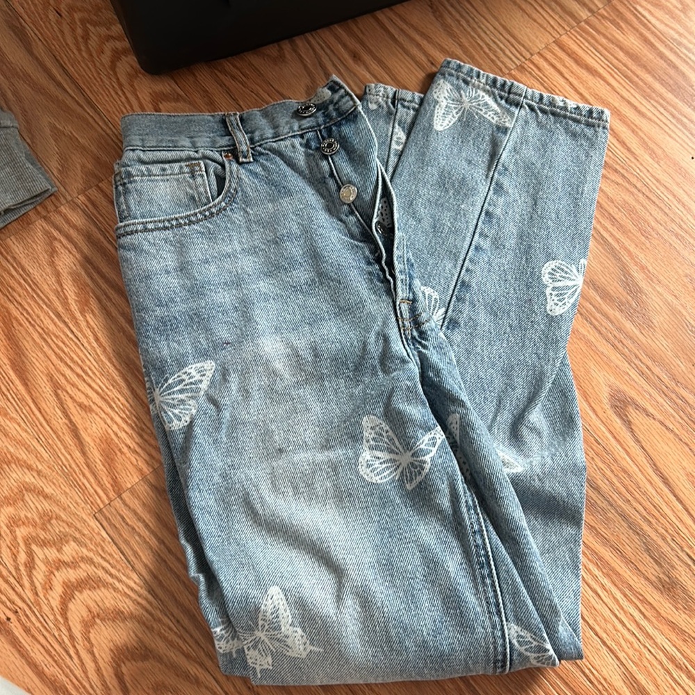 pacsun butterfly jeans